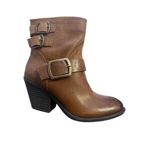 Lucky Brand Tommie Leather booties Women Ankle